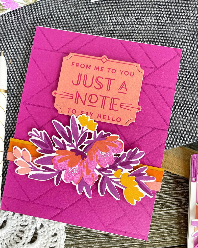 Deco Triangles Hot Foil Plate