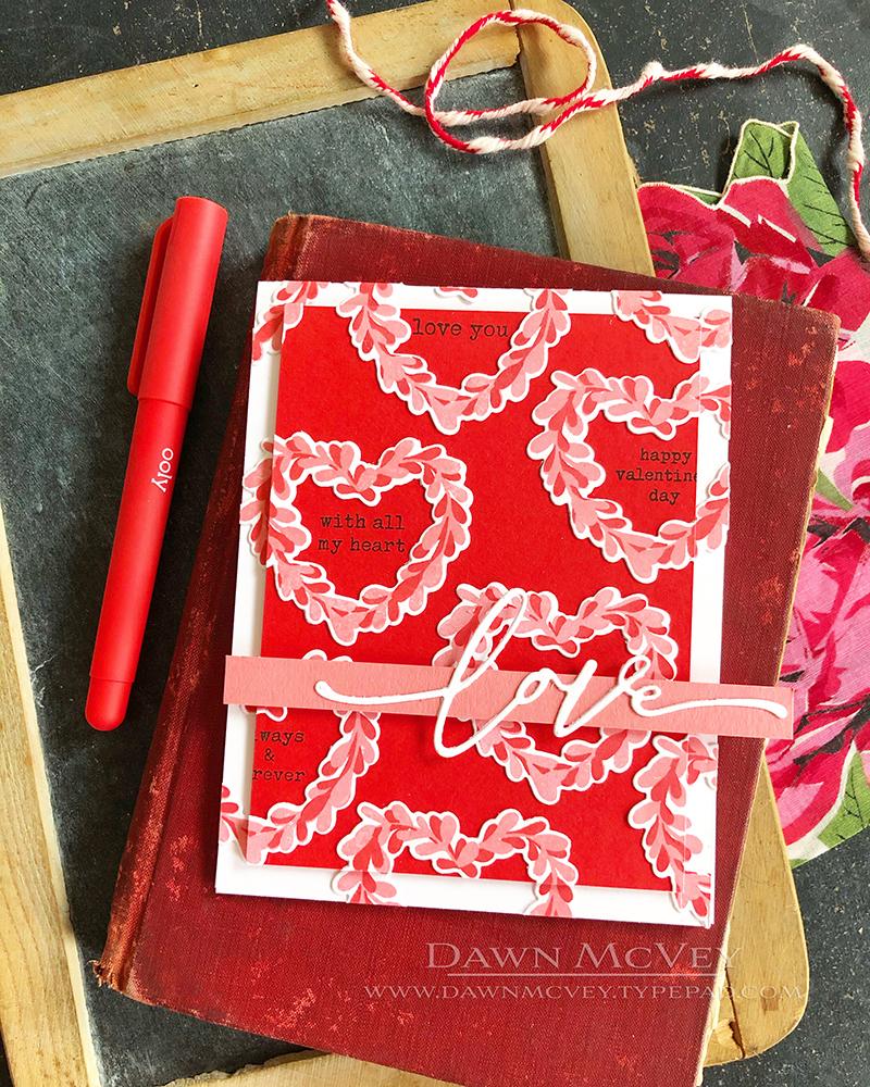Mini Boxwood Heart Stamp + Cut Combo