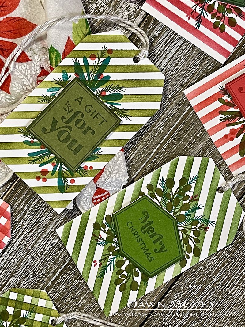 Tag Team Duo Labels Stamp Set