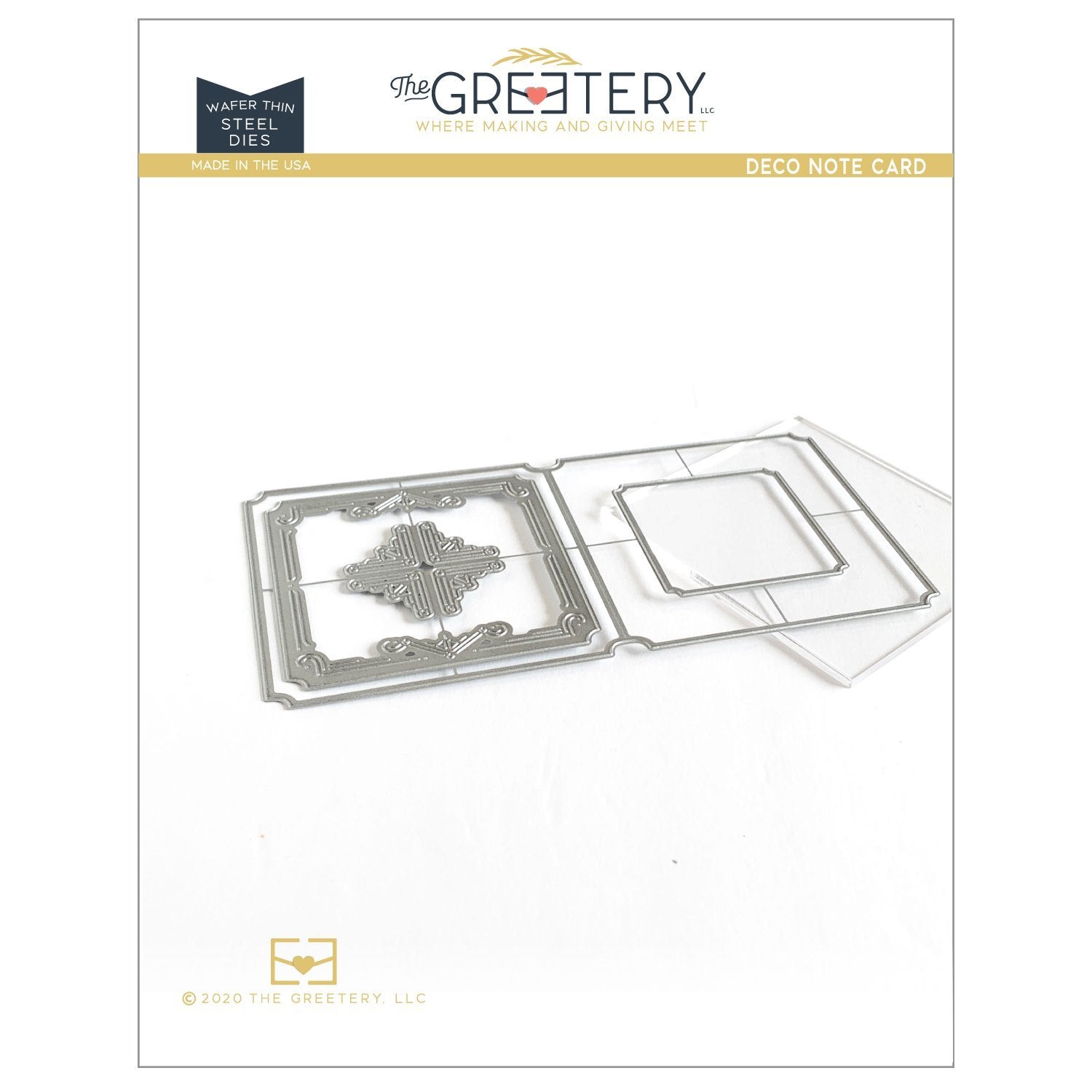 Deco Notecard Die