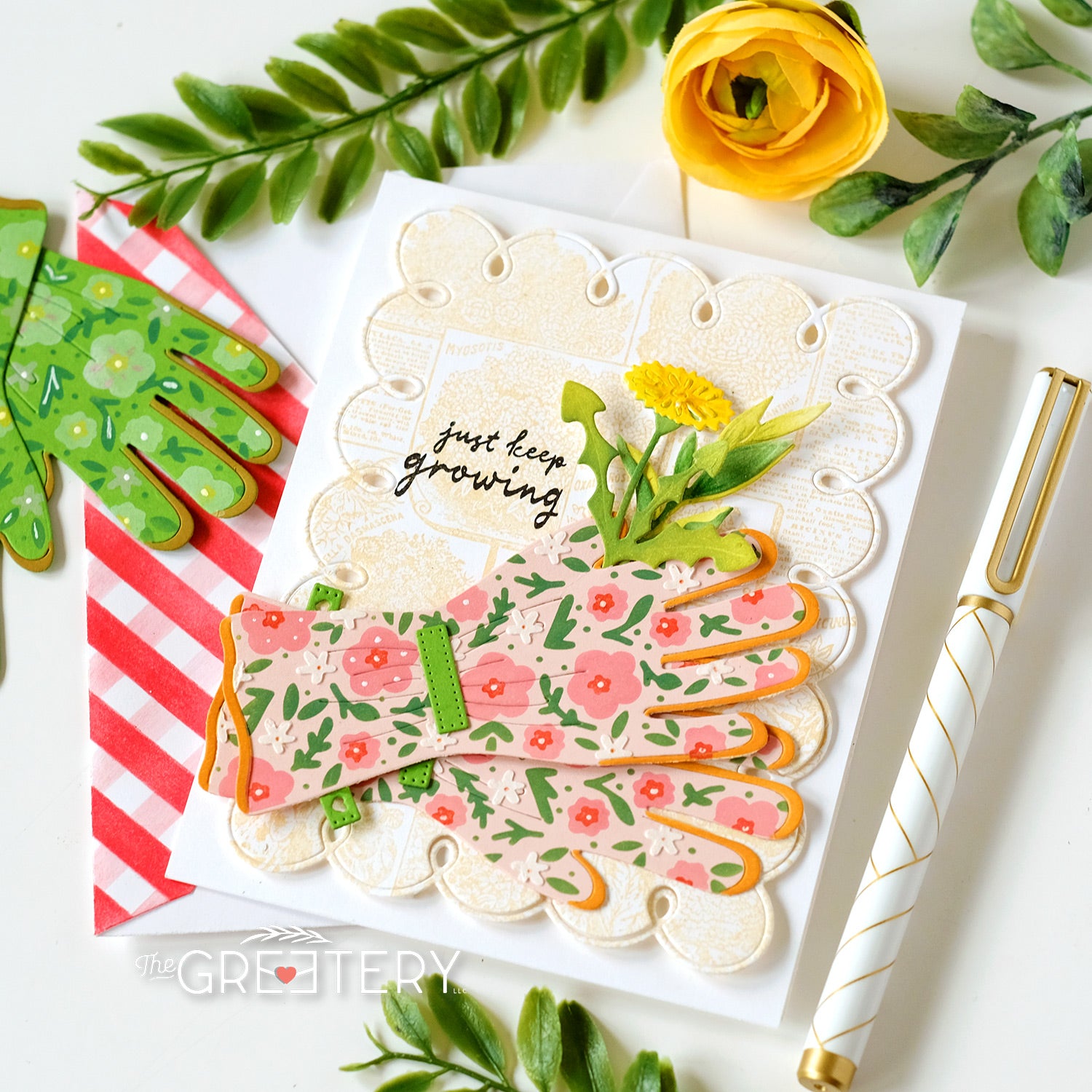 Seed Catalog Background Stamp