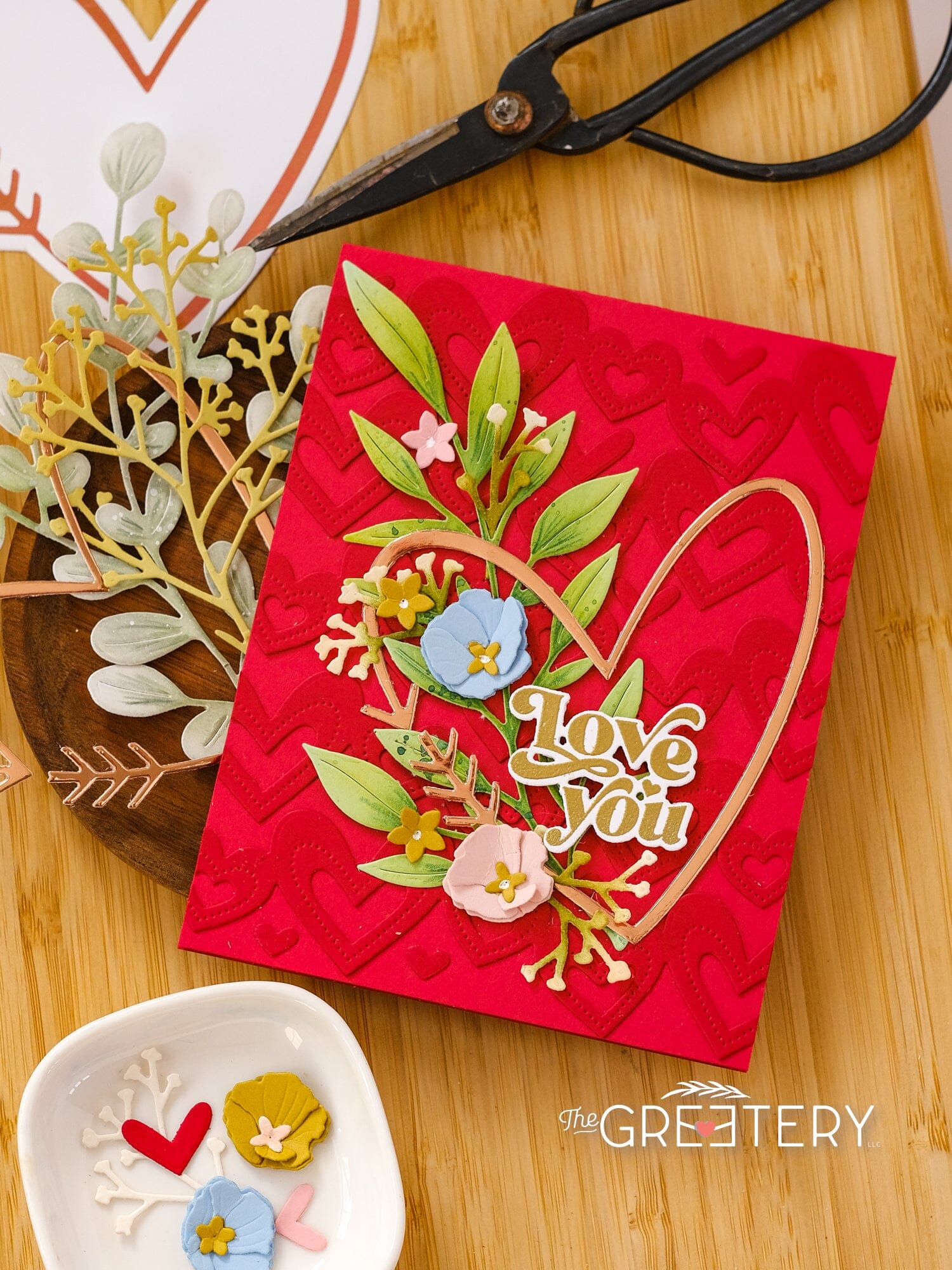 Ribbon Maker Heart Strip Die