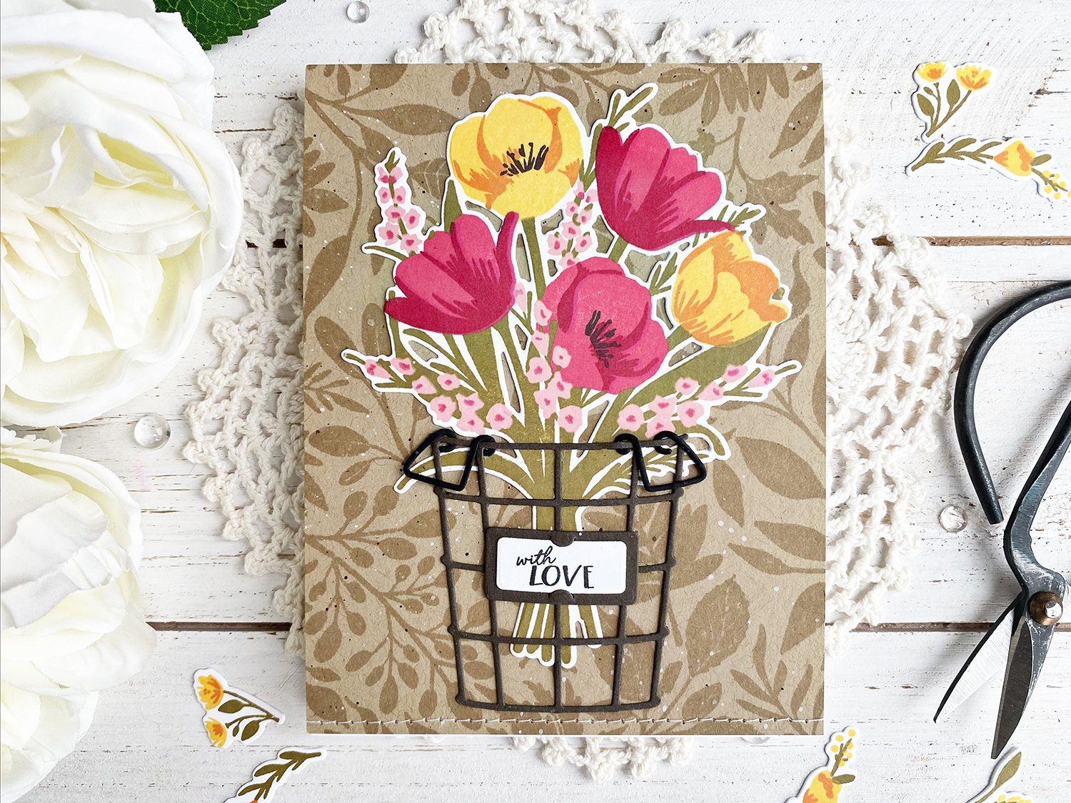 Market Basket Sentiments Stamp Set
