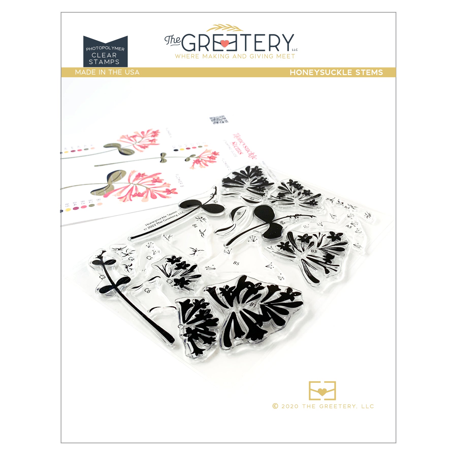 Honeysuckle Stems Stamp Set