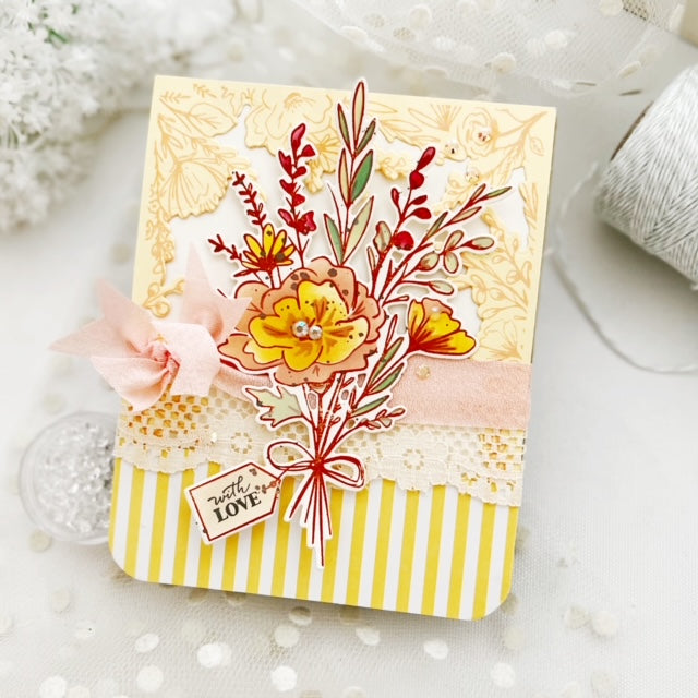 Sketched Wildflower Bouquet Stamp Set