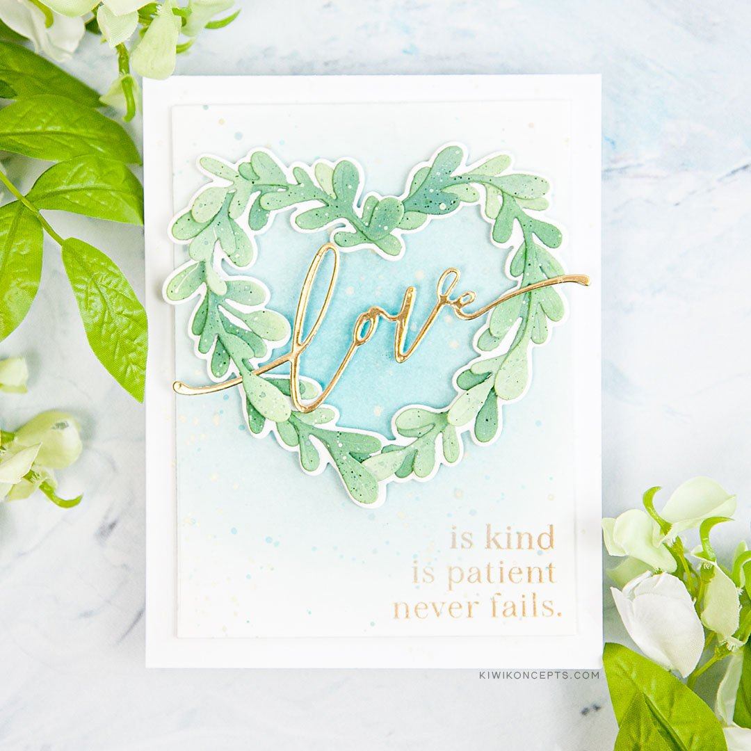Boxwood Heart Details Die