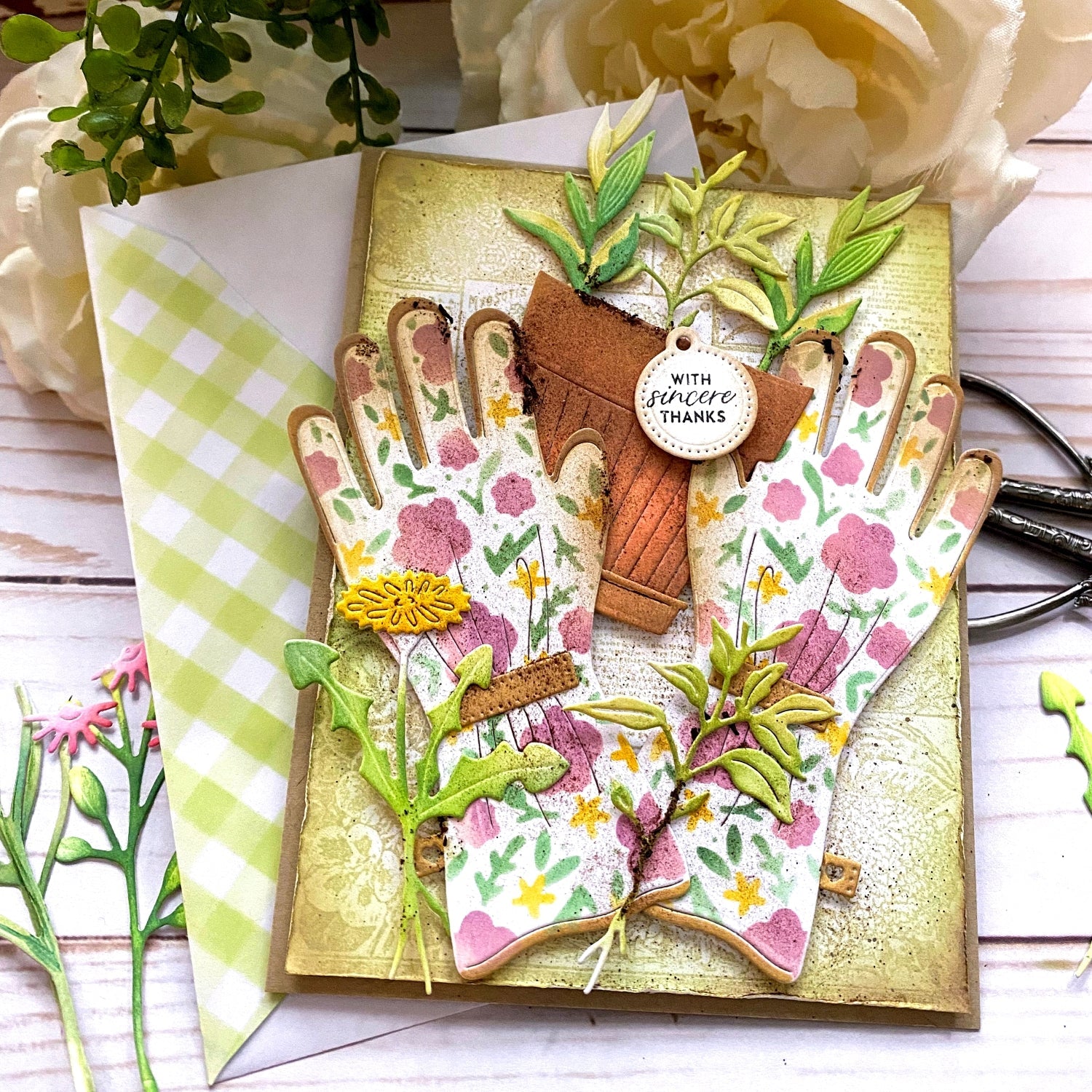 Garden Gear: Glove Prints Stencil
