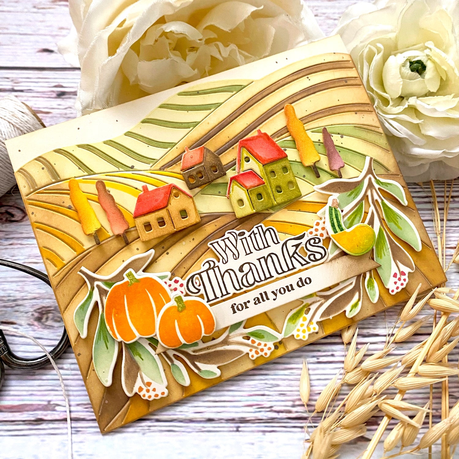 Thankful Heart Stamp + Stencil