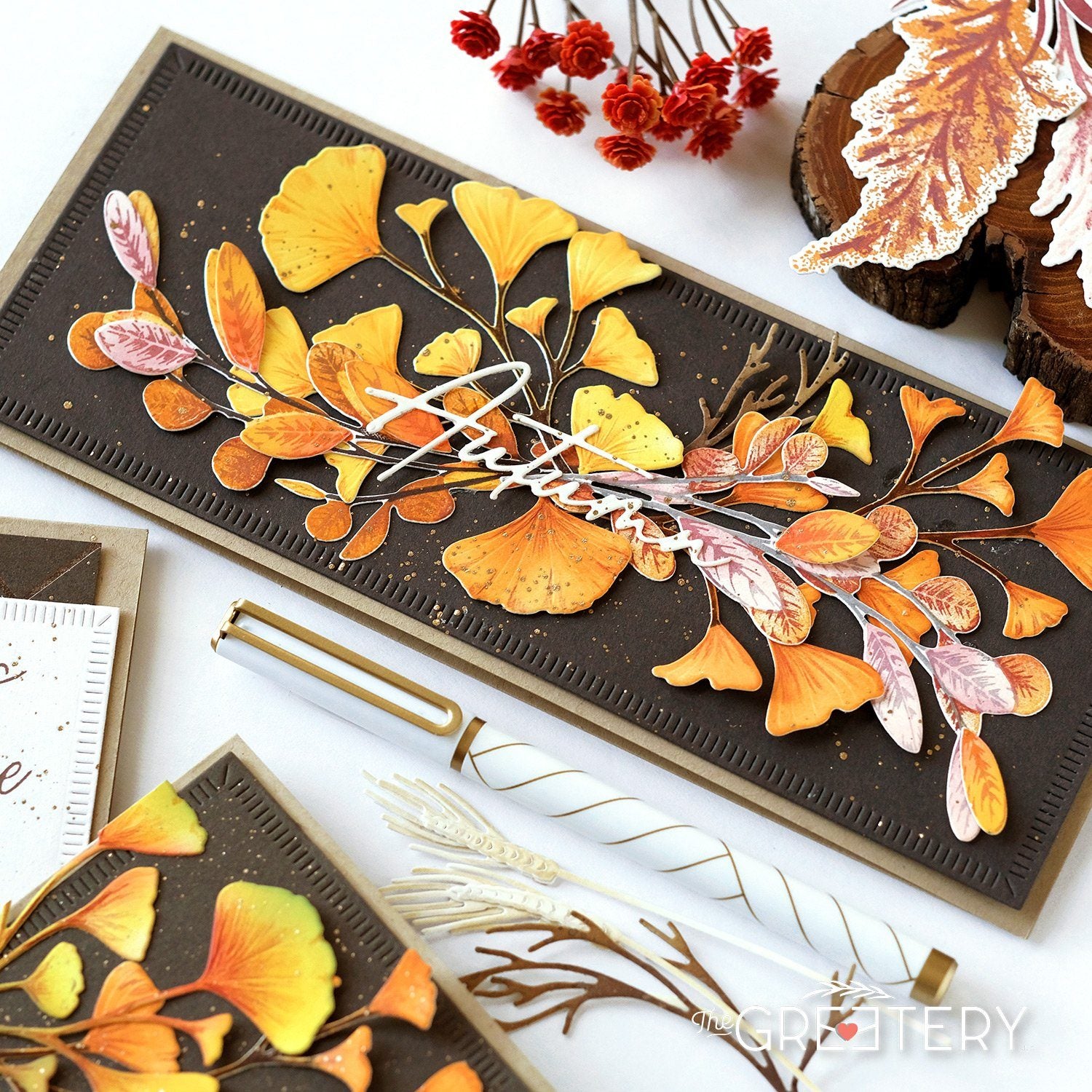 Layered Leaves Stamp Set