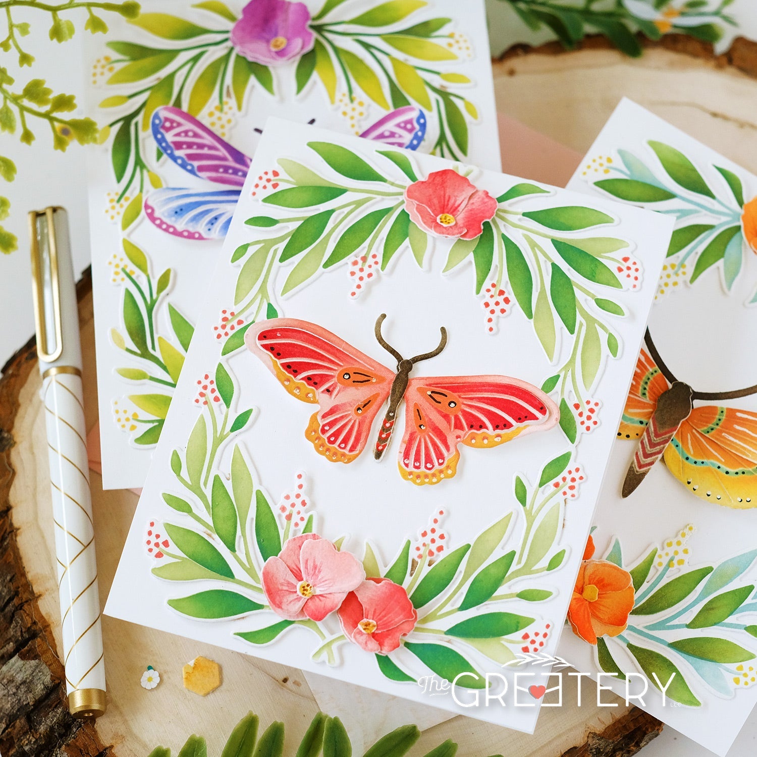 Jumbo Curiosity: Butterfly Die + Stencil