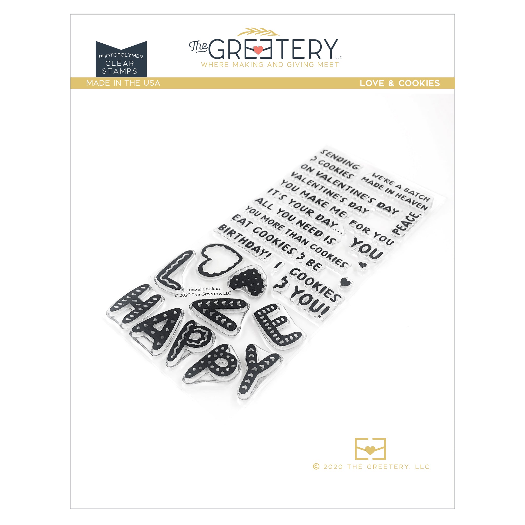 Love & Cookies Stamp Set