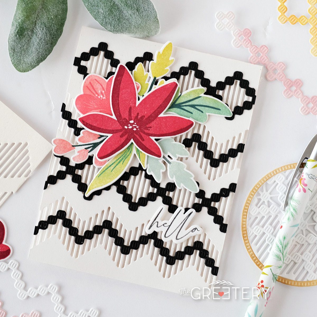 Macrame Diamonds Die