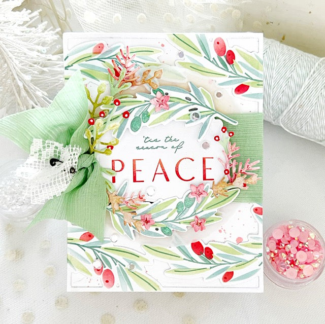 Peaceful Olive Stamp + Stencil