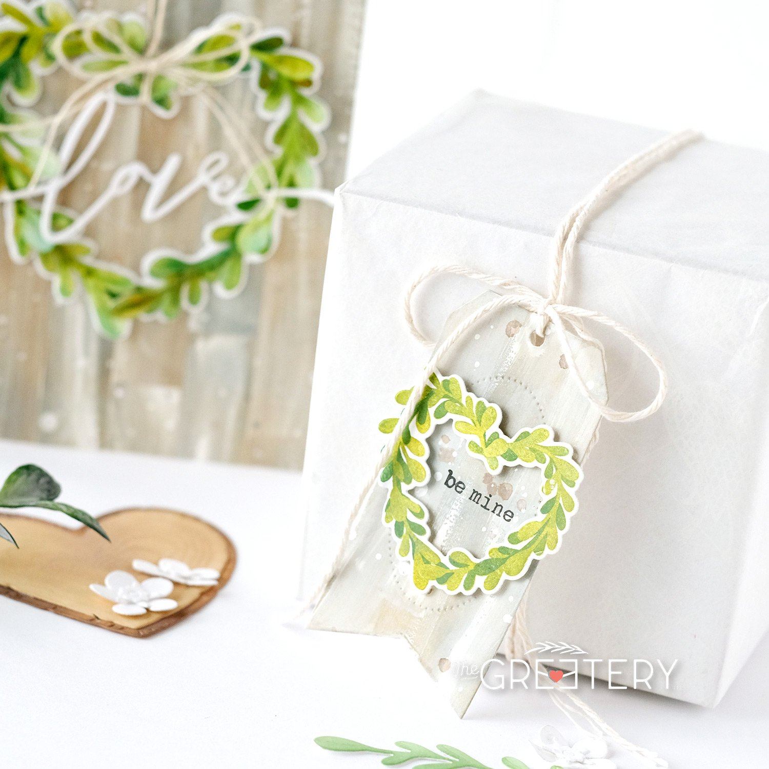 Mini Boxwood Heart Stamp + Cut Combo
