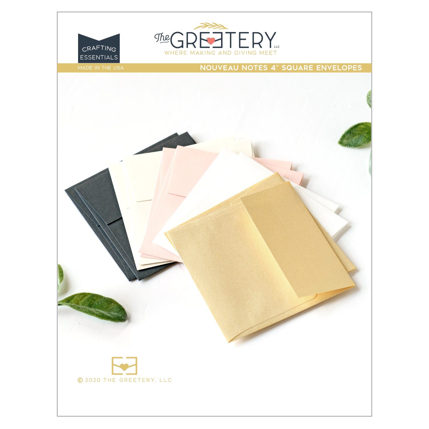 Nouveau Notes Square Envelopes