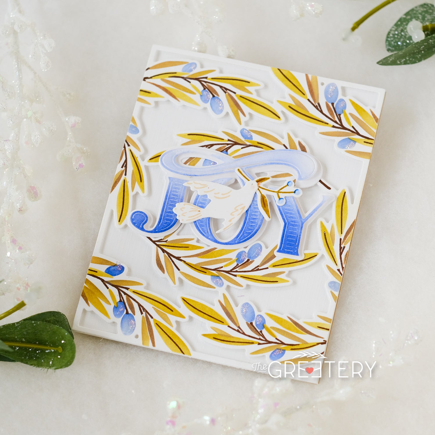 Peaceful Olive Stamp + Stencil
