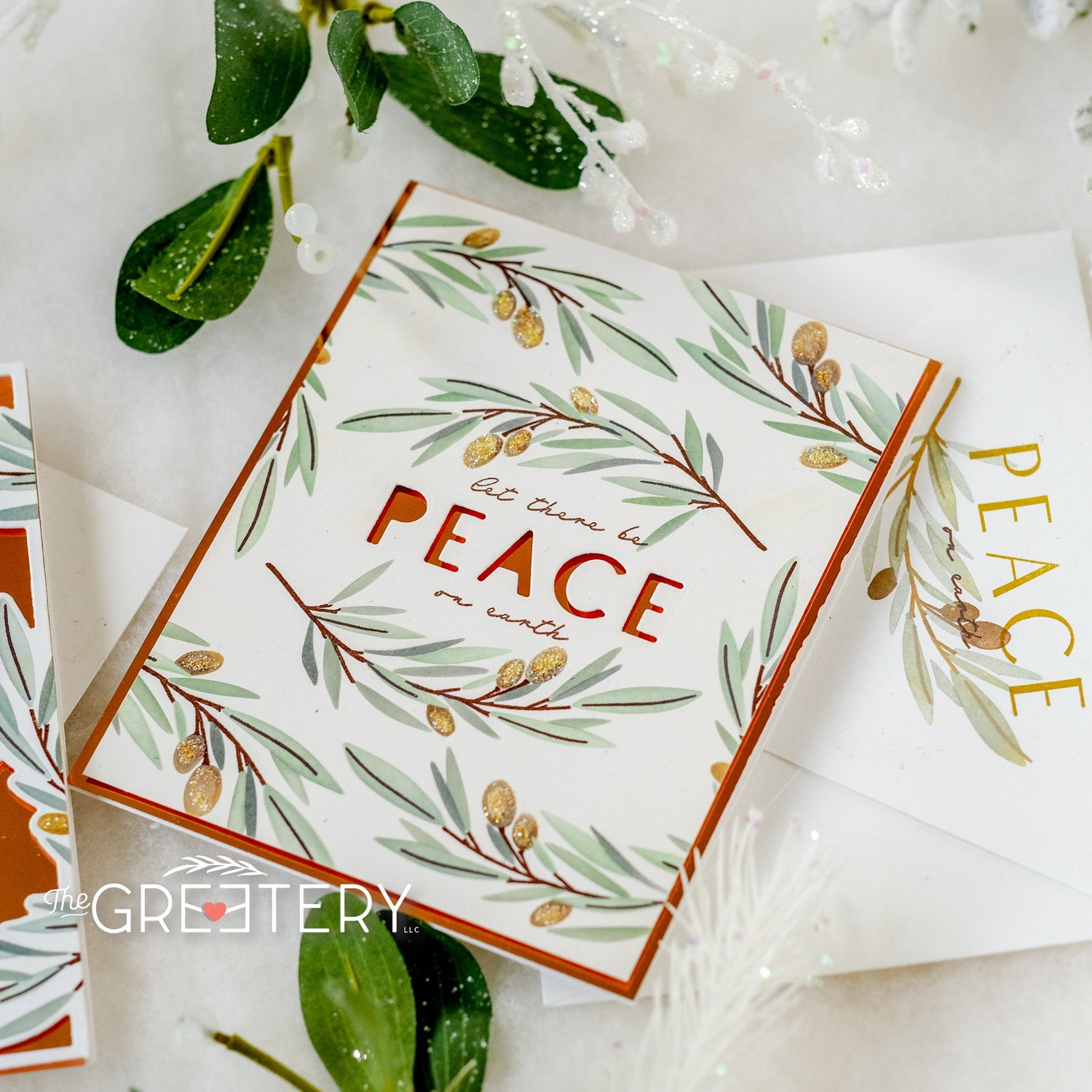 Peaceful Olive Stamp + Stencil