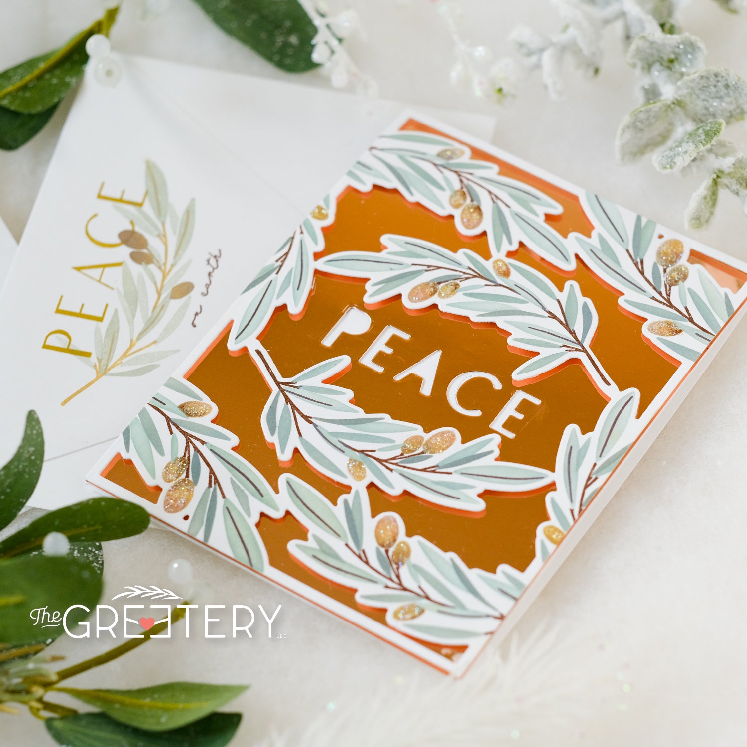 Peaceful Olive Stamp + Stencil