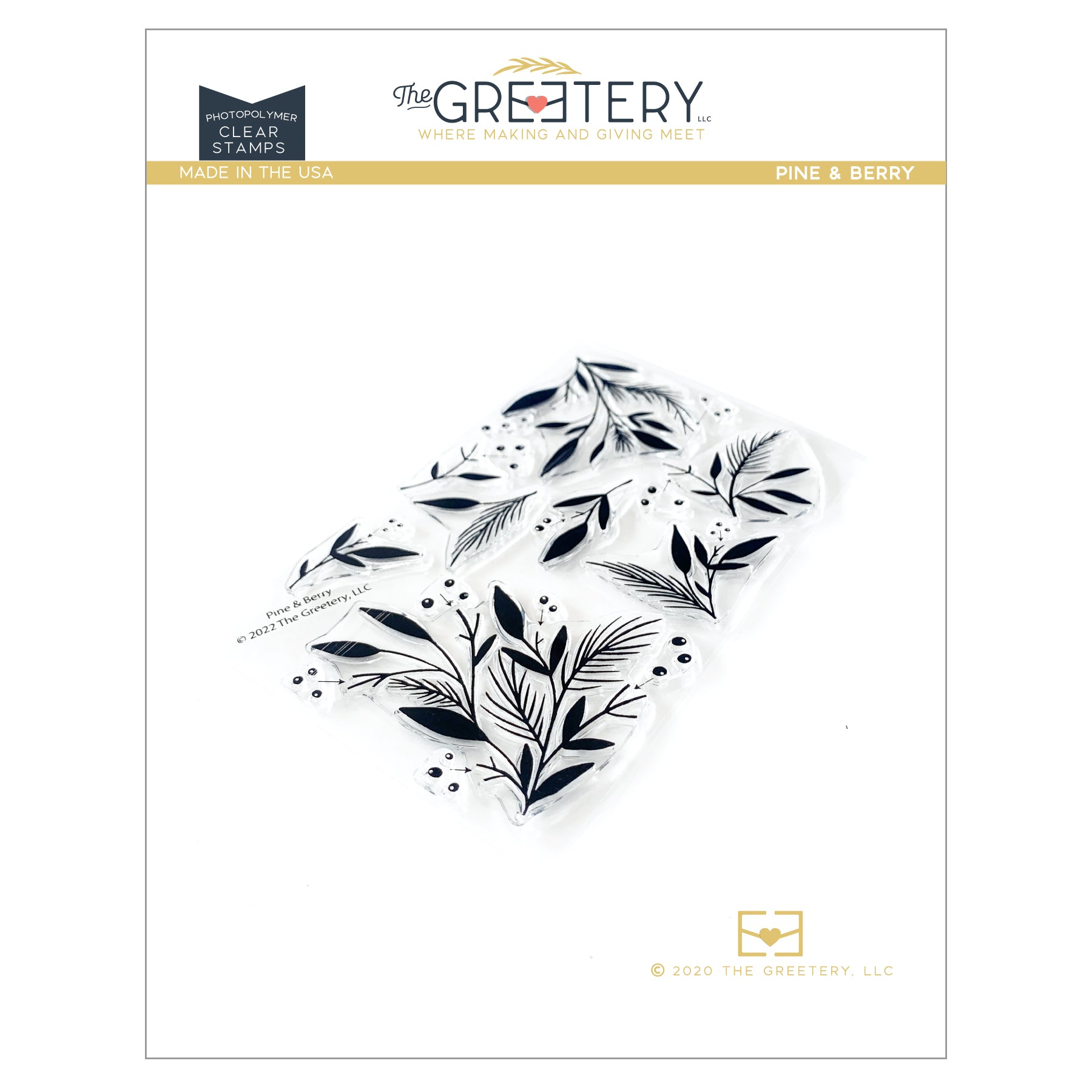 Pine & Berry Stamp Set