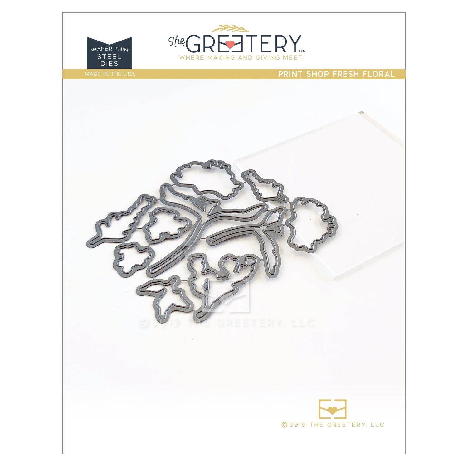 Print Shop: Fresh Floral Die