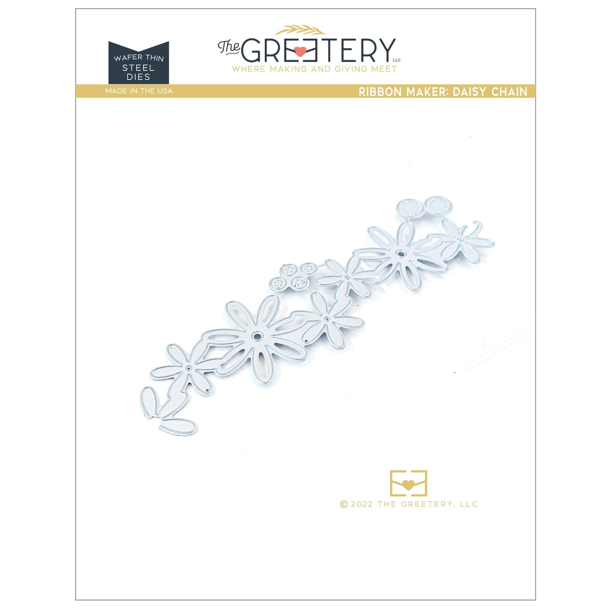 Ribbon Maker Daisy Chain Die The Greetery
