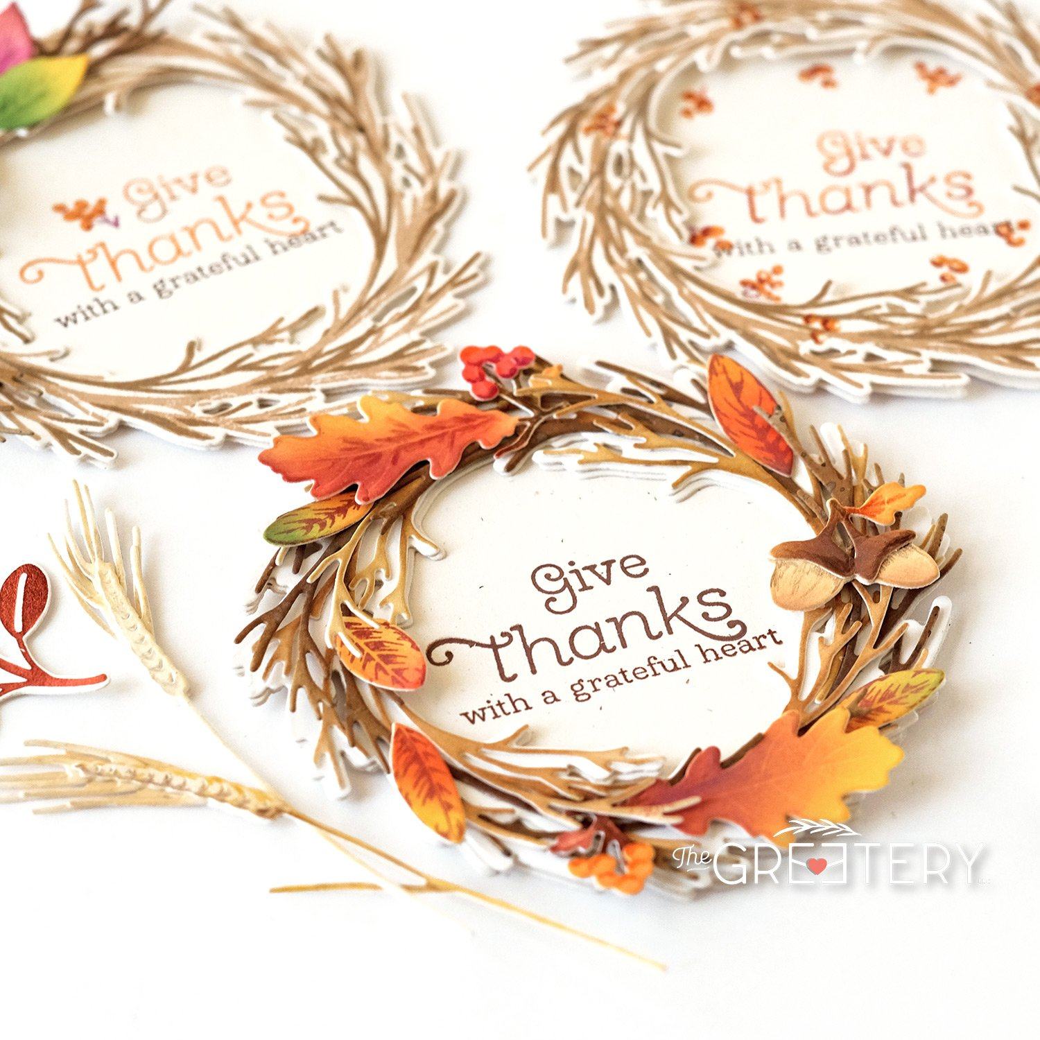 Rustic Wreath Twigs Die