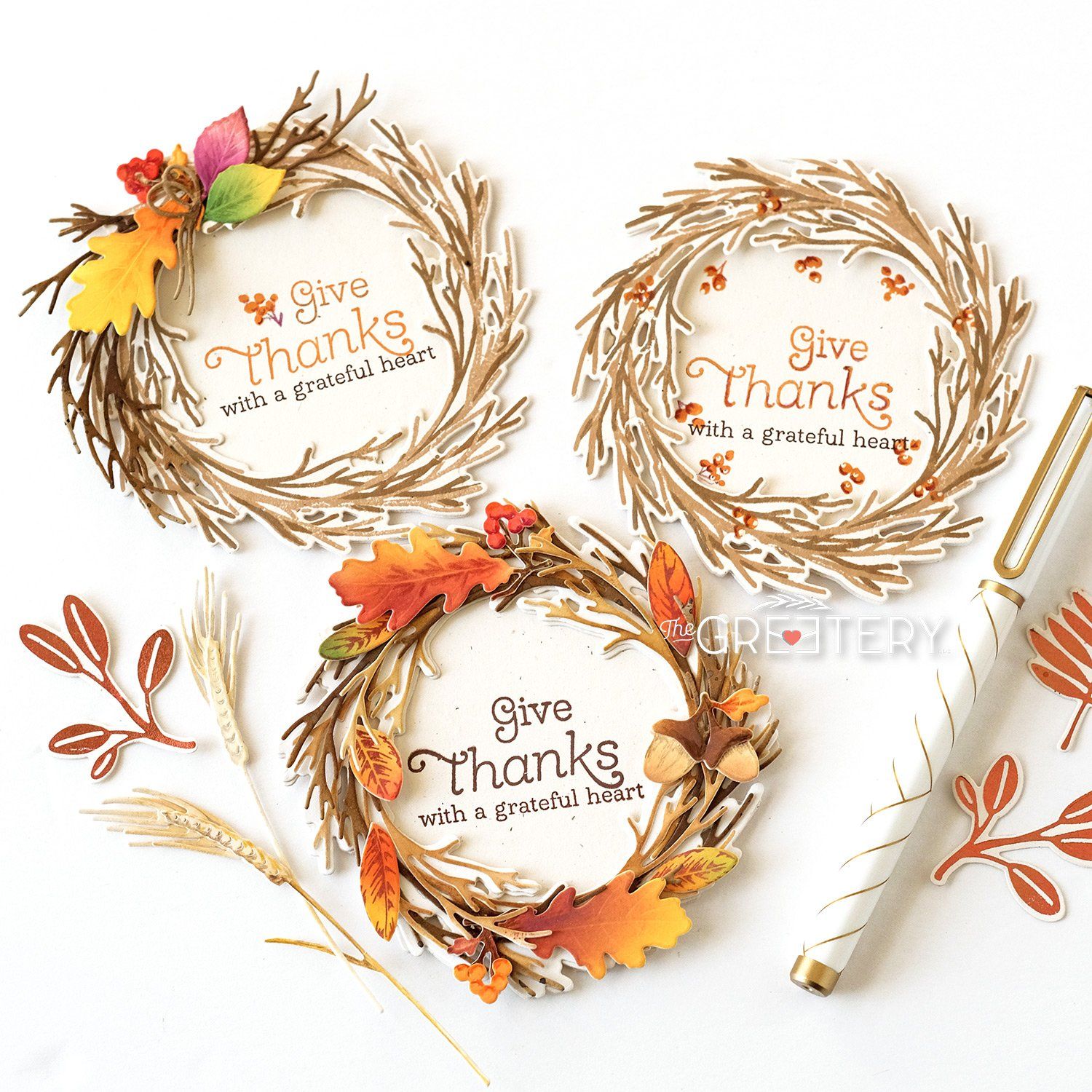 Rustic Wreath Base Die
