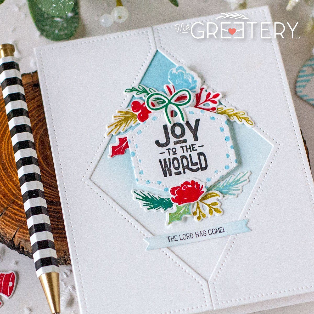 Speed Tagging Christmas Sentiments Stamp Set