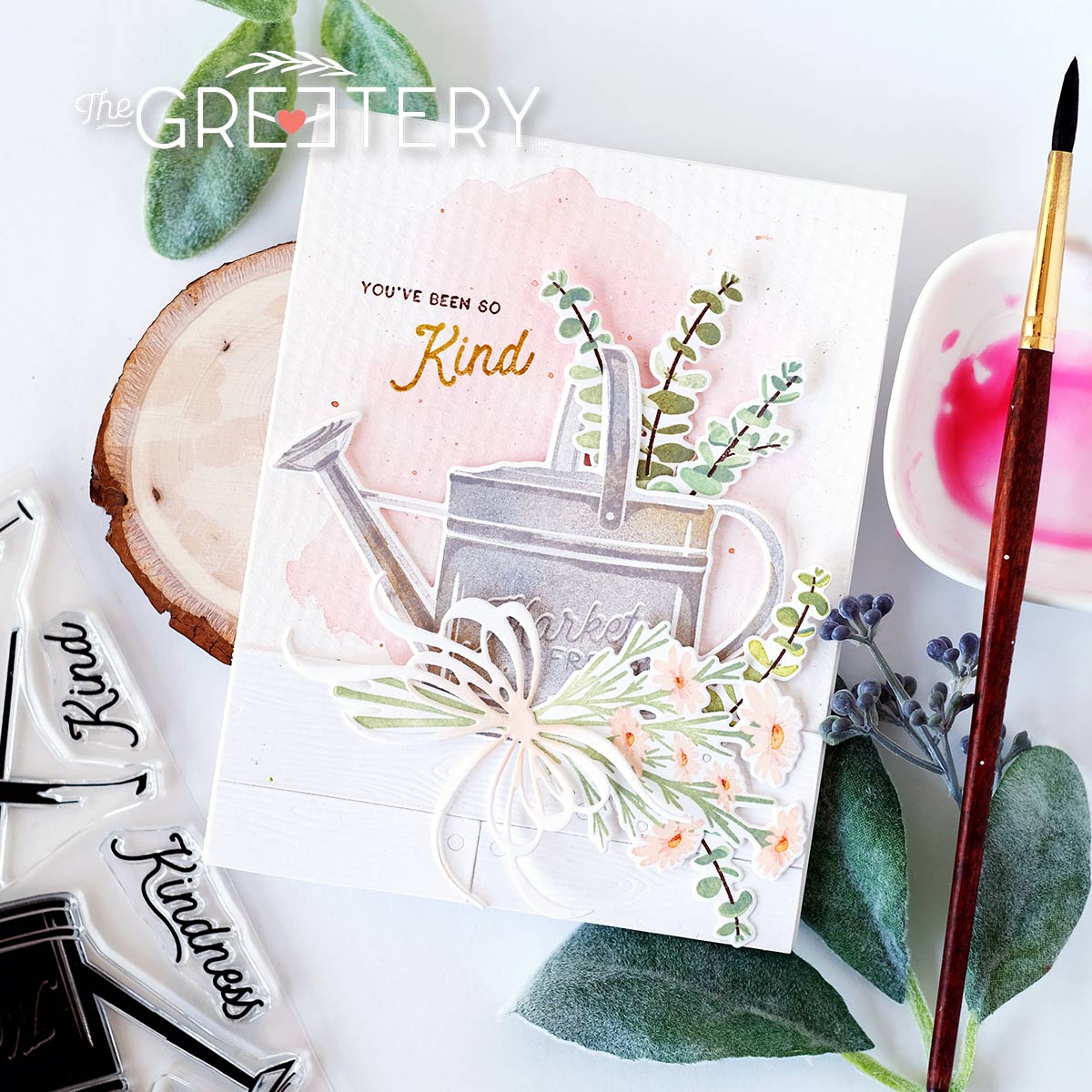 Petite Eucalyptus Stamp + Cut Combo