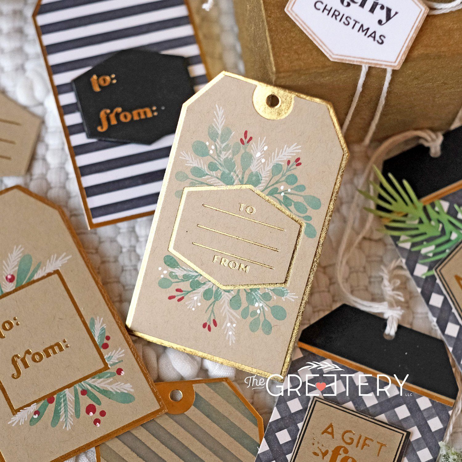 Tag Team Duo: Holiday Surrounds Stamp Set
