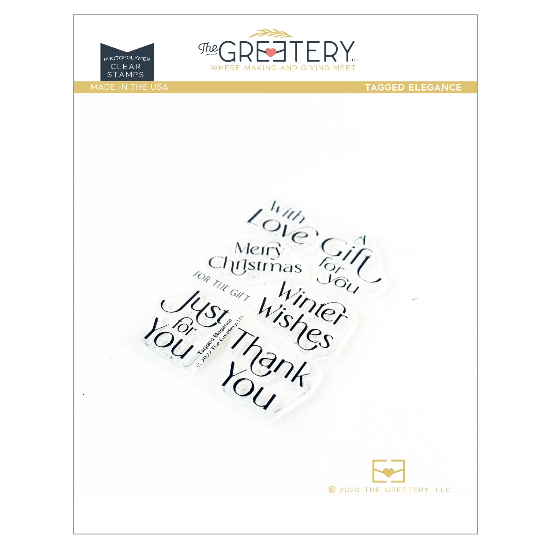 Tagged Elegance Stamp Set