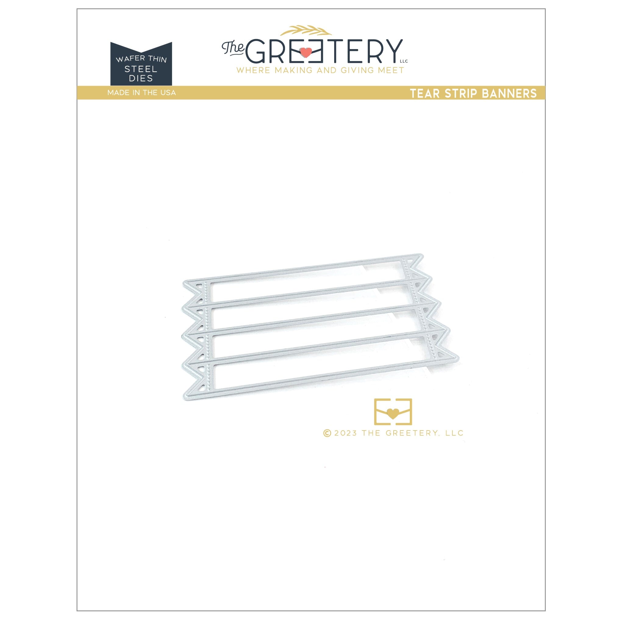 Tear Strip Banners Die