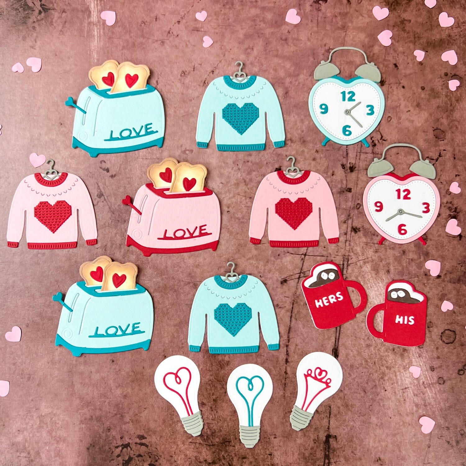 Hearts at Home: Clock Die