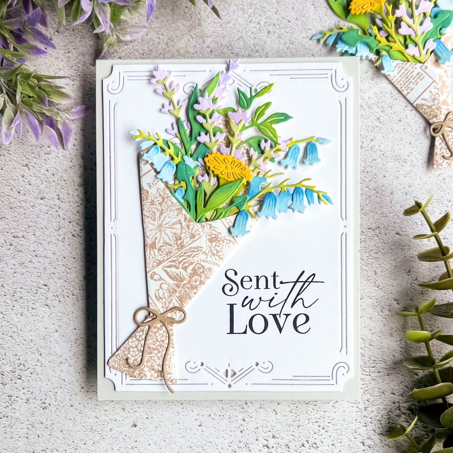 Seed Catalog Background Stamp