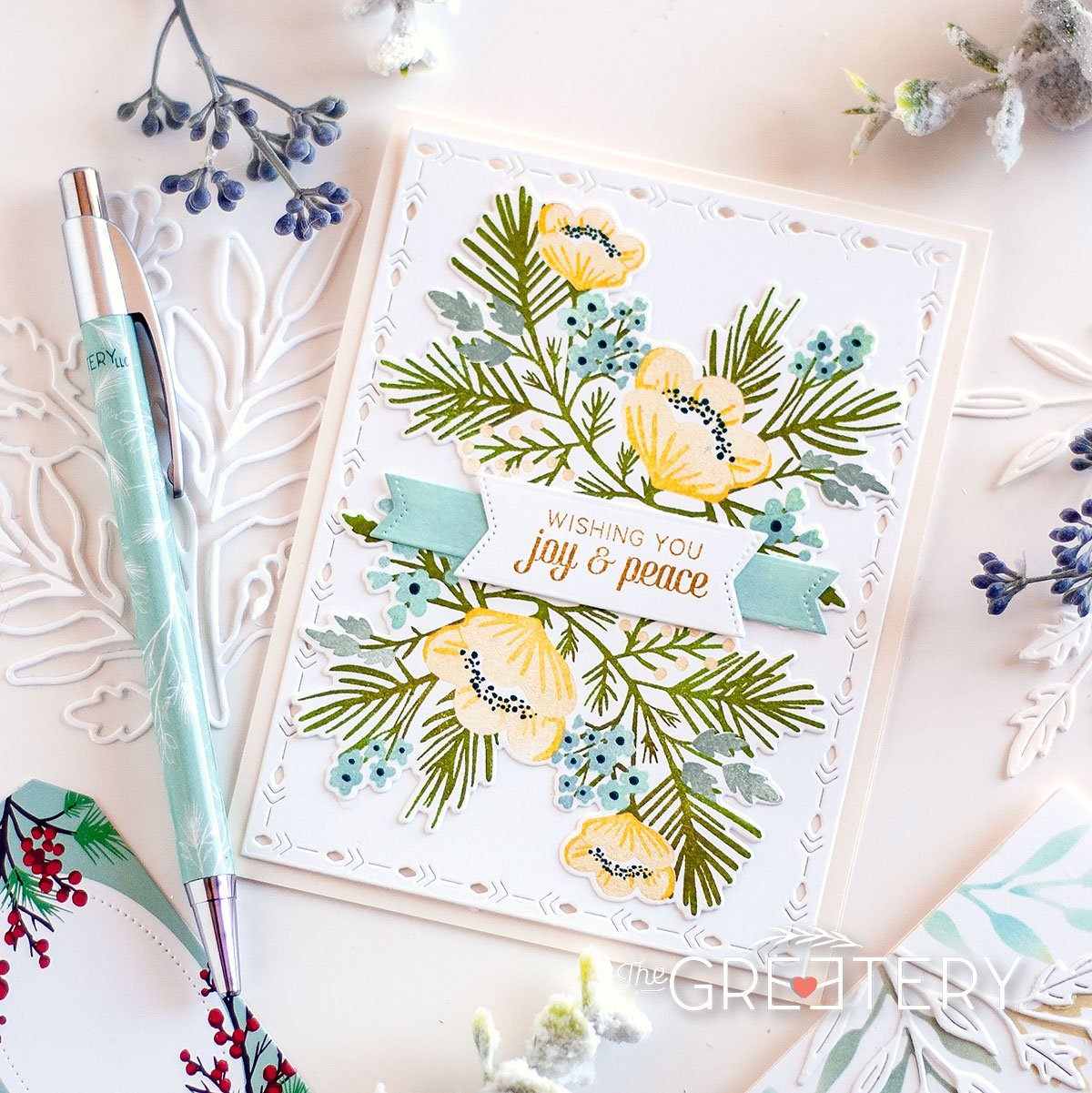 Pine Blossom Stamp Set