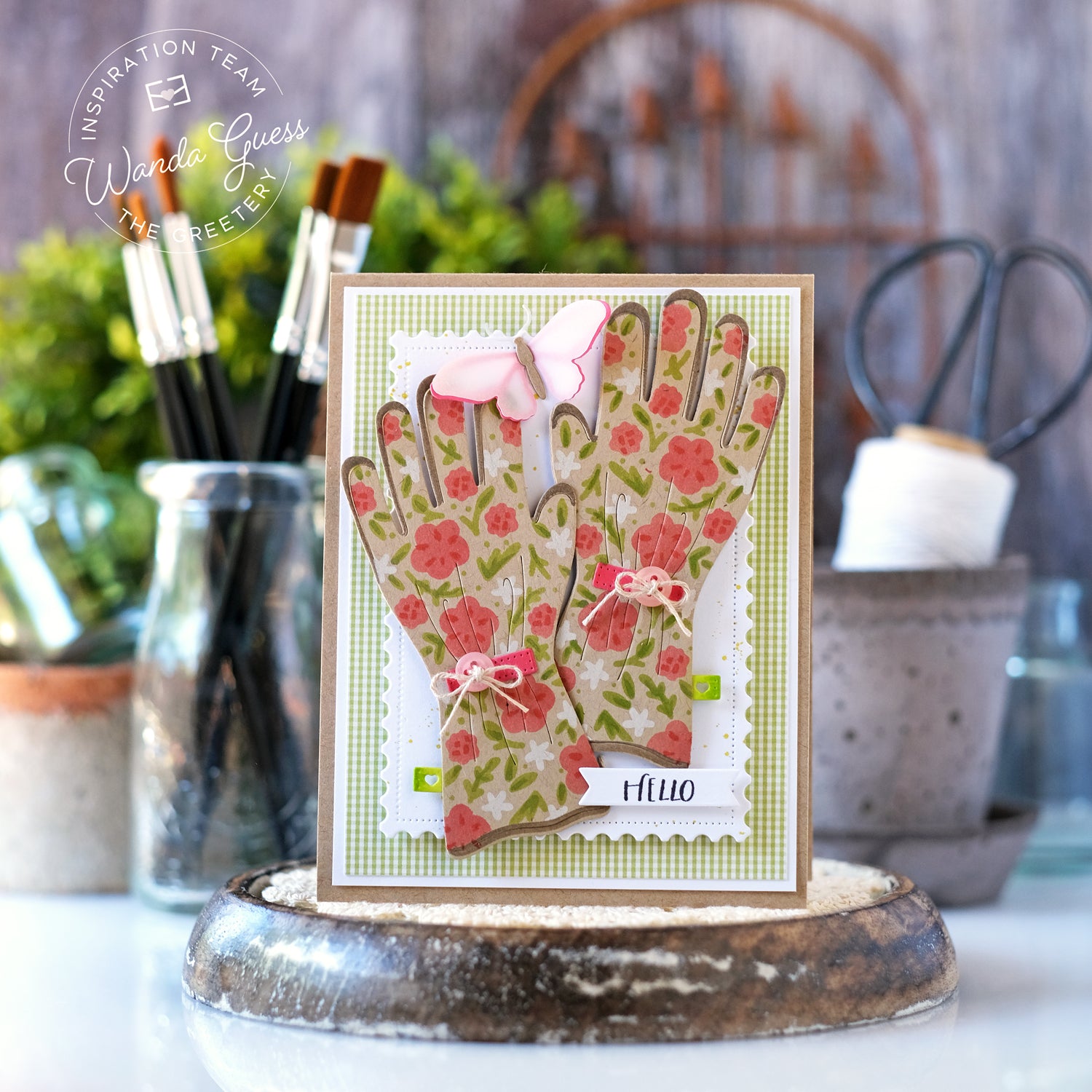 Garden Gear: Glove Prints Stencil