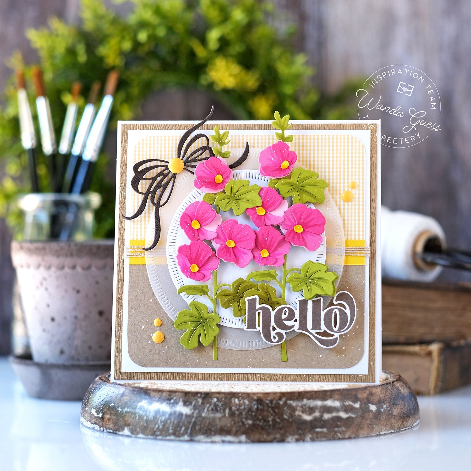 BotaniCuts Hollyhocks Die