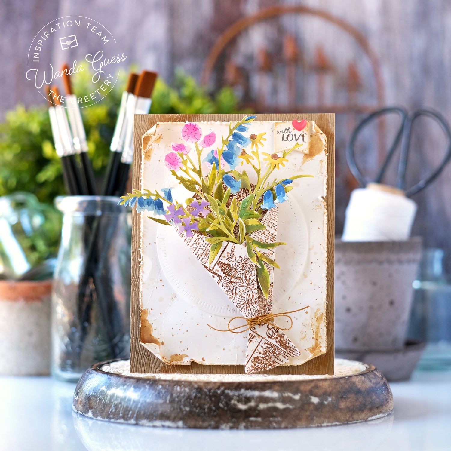 Seed Catalog Background Stamp