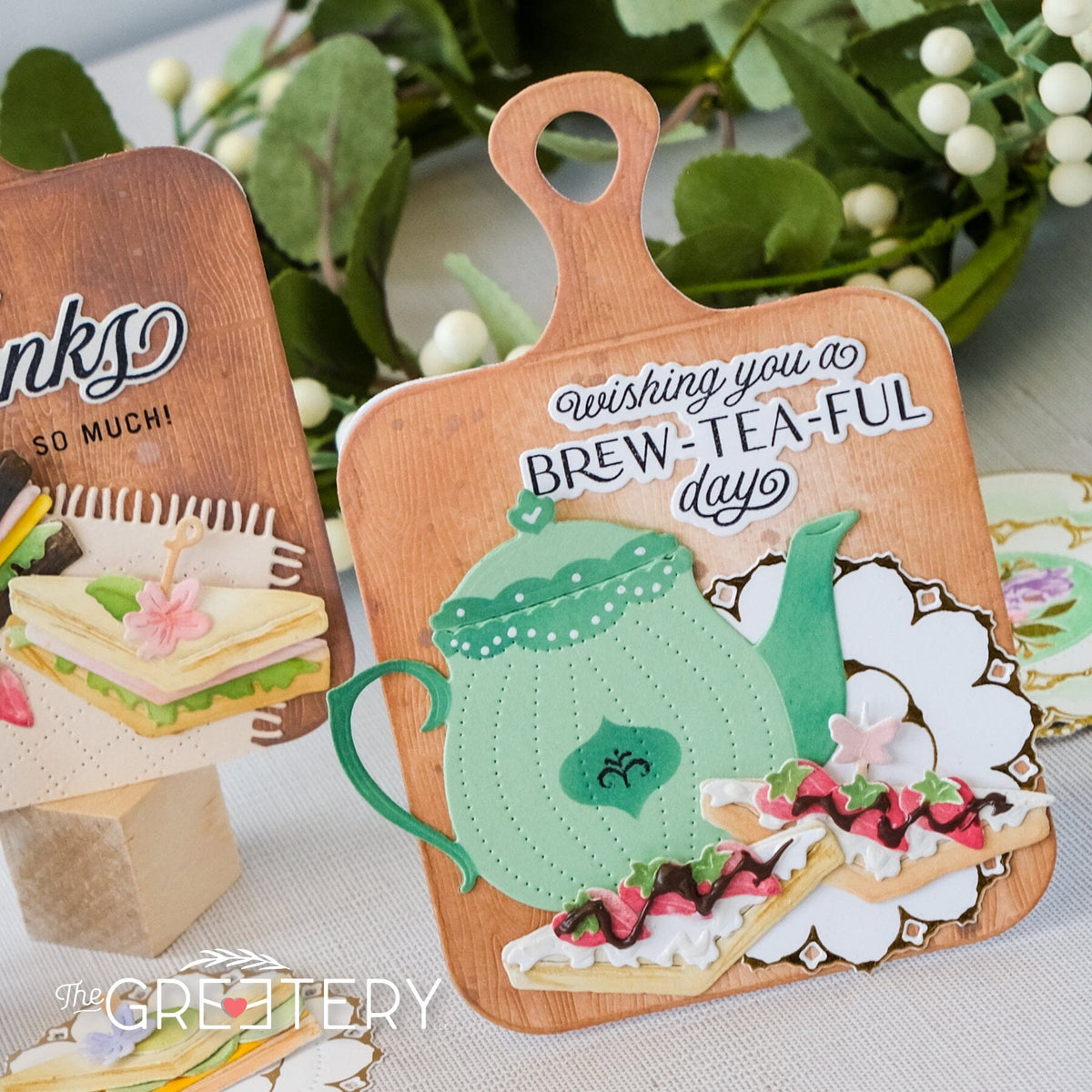 Pours Tea Stencil – The Greetery