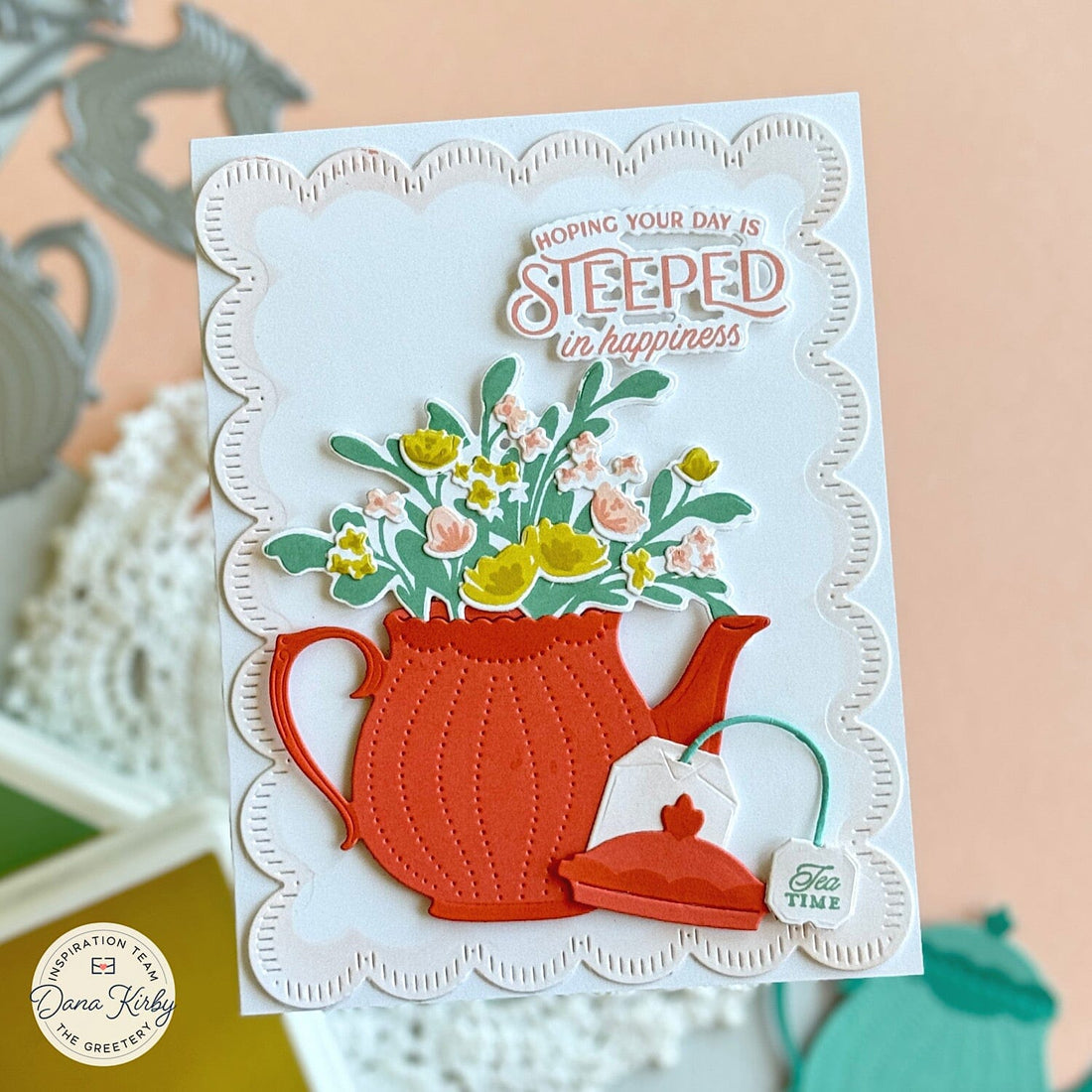 Brew-tea-ful Day Bouquet Die