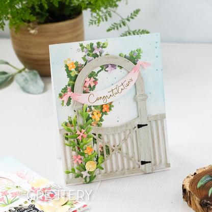 Impressionist Garden stencil