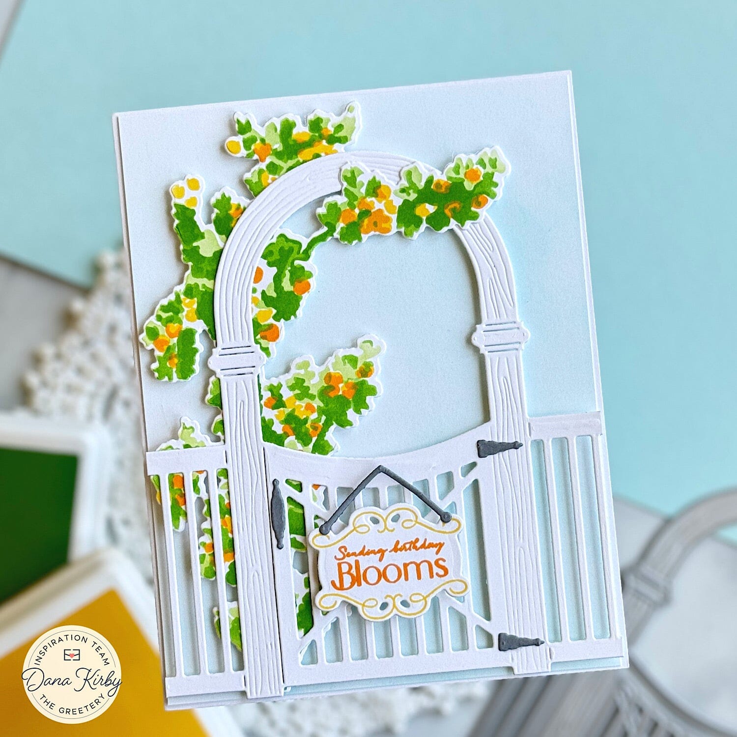 Impressionist Garden stencil