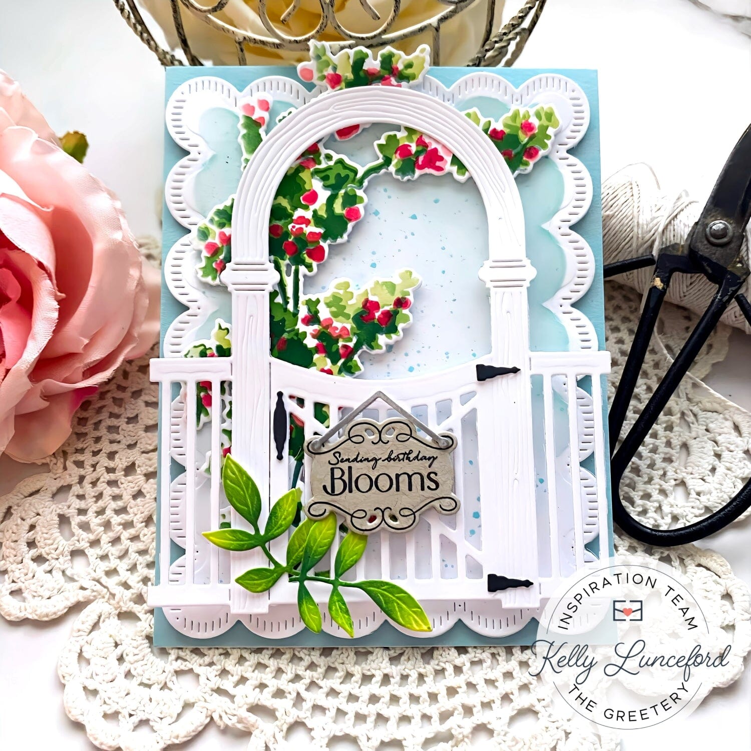Impressionist Garden stencil