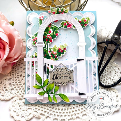 Impressionist Garden stencil