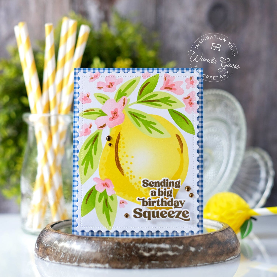 Squeeze the Day Sentiments Stamp Set