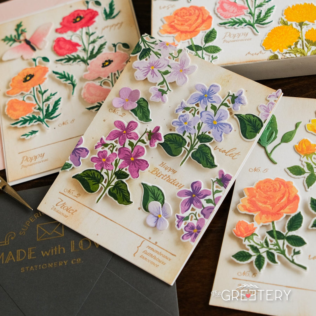 Birth Month Blooms Q1 Stamp Set