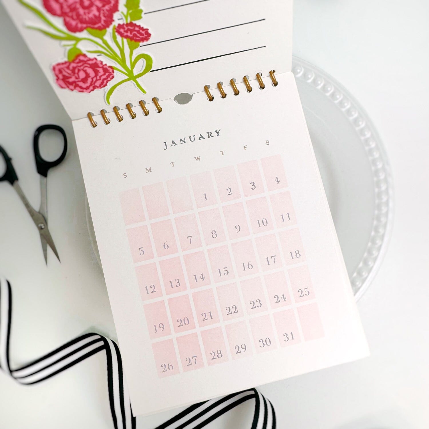 Calendar Grid Stencil – The Greetery