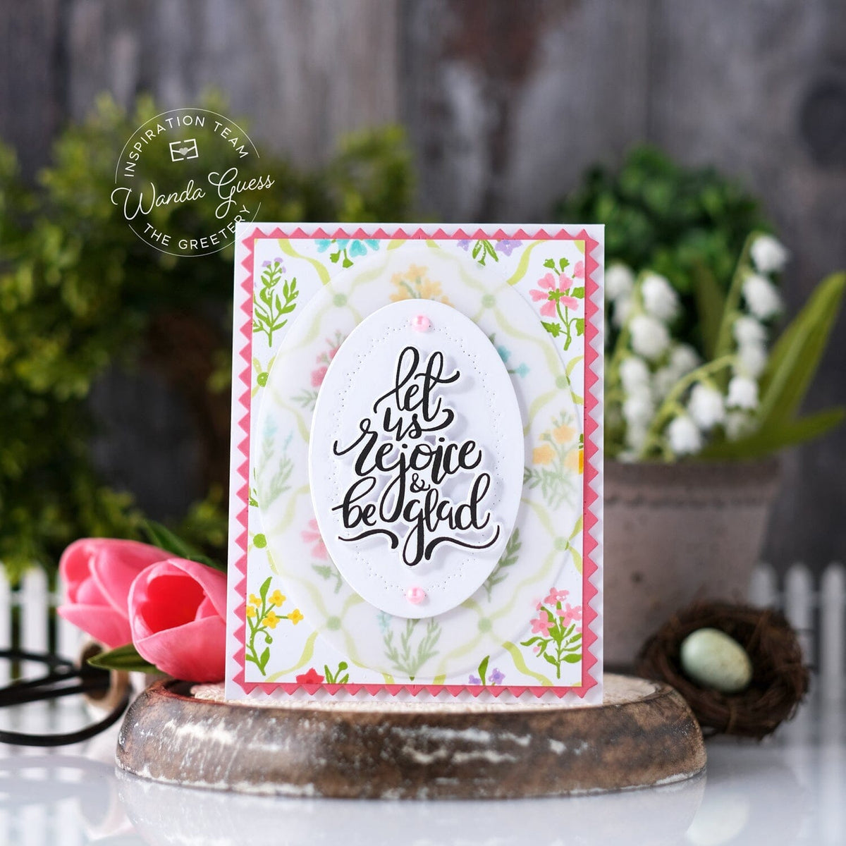 Diamond Ribbons Stencil – The Greetery
