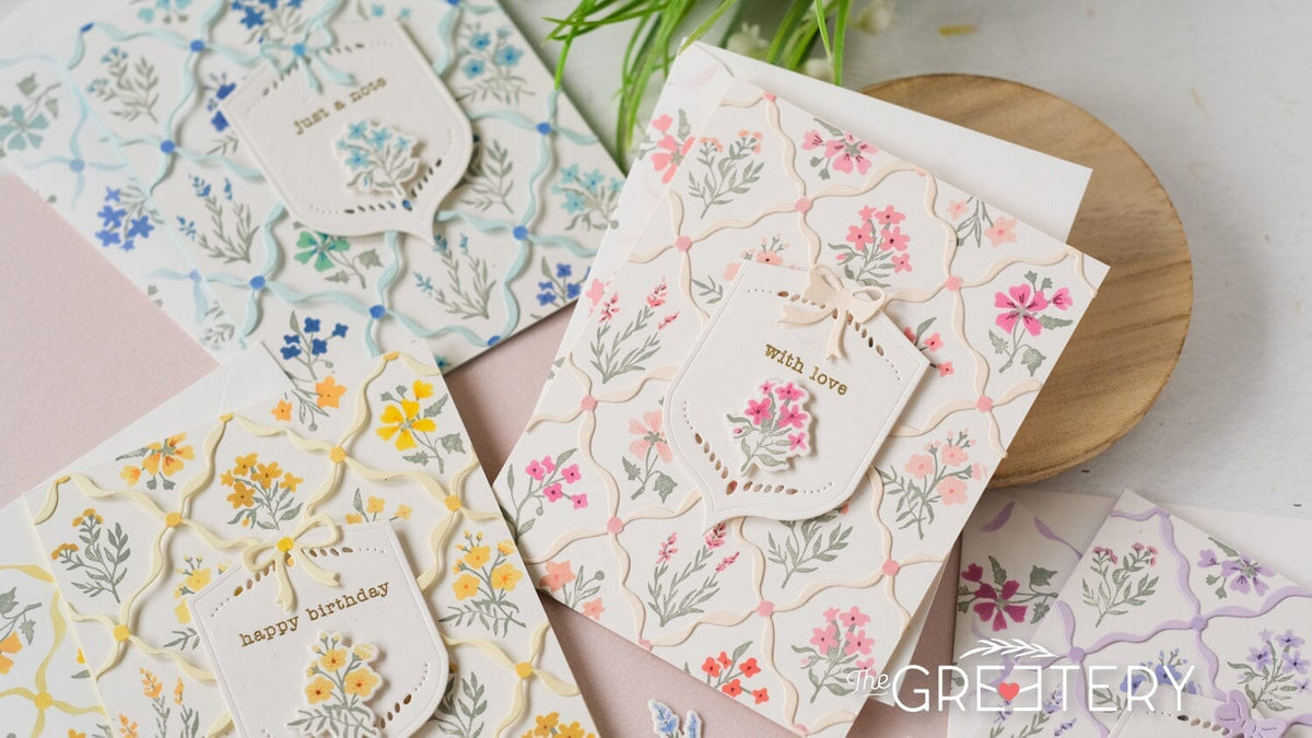 Bitty Botanicals Stamp + Stencil – The Greetery