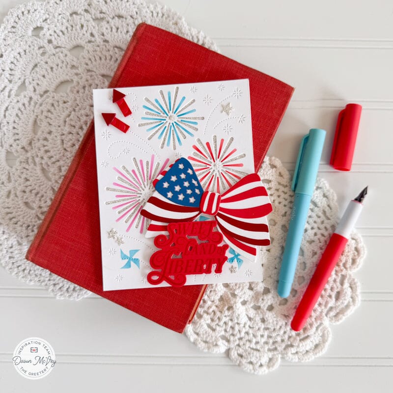 Stars &amp; Stripes Bow Die